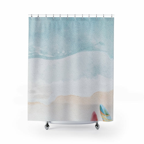 Beach & Surf Boards Shower Curtain