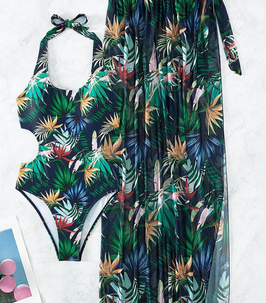 Hawaiian dress - bathing suit